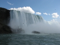 The  Falls are impressive